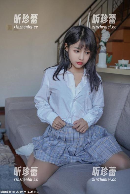 MTYH喵糖映画 - 蠢沫沫写真：灰丝之下的微妙平衡，美感在透视间。