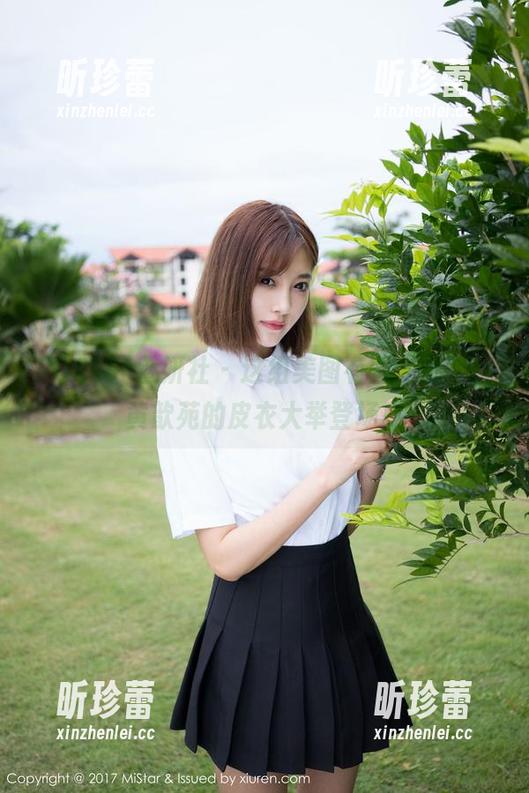 MiStar魅妍社 - 这组美图有些“皮”，黄歆苑的皮衣大举登场！