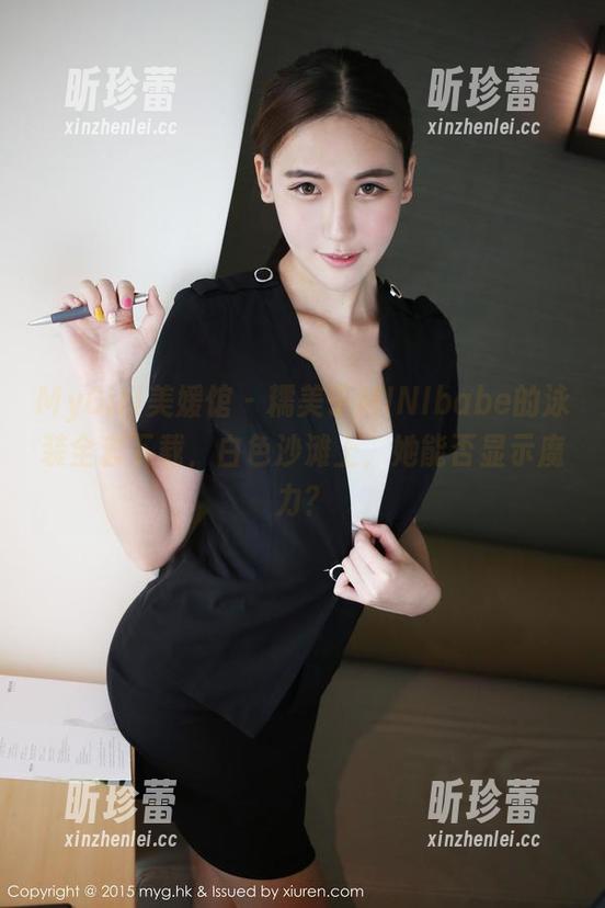 MyGirl美媛馆 - 糯美子MINIbabe的泳装全套下载，白色沙滩上，她能否显示魔力？